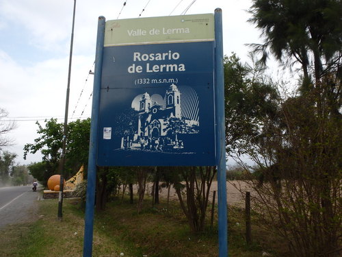 We have arrived at Valle de Lerma / Rosario de Lerma.